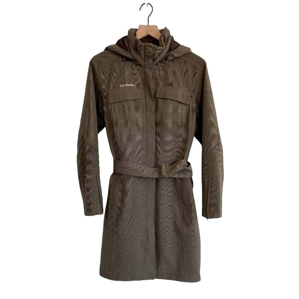 Columbia Titanium Waterproof Belted Jacket with Detachable Hood Size S - Picture 4 of 14